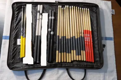 New and gently used Drumsticks from popular and no name brand manufacturers. * Price shown is for st...