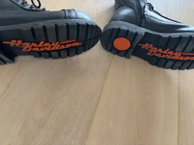 Black Leather Harley Davidson Boots, View more