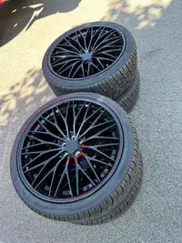 22” SENTALI Wheels & 265/35R22 tires new 