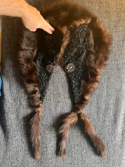 vintage fur scarf