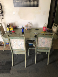 Table and chairs 