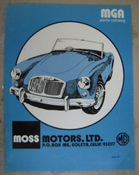 1978 MGA (sports car) Parts Catalog