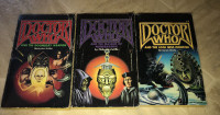 Vintage Doctor Who Paperback Books Lot of 3 Dr. Who