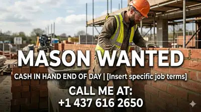 Hiring: Experienced Masons  Pros (Cash Paid Upon Co, View more