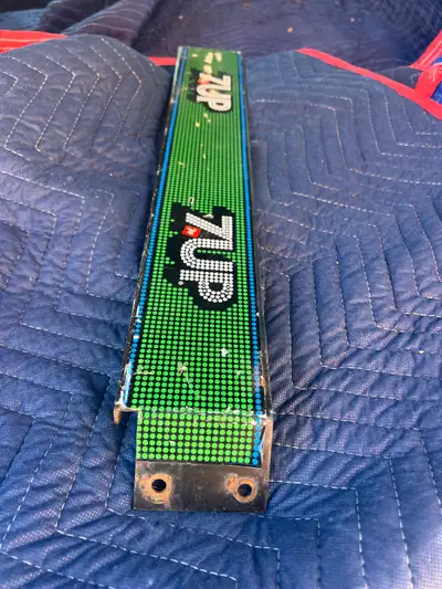 OLDER 7 UP 7UP BOTTLE RACK BAR, View more