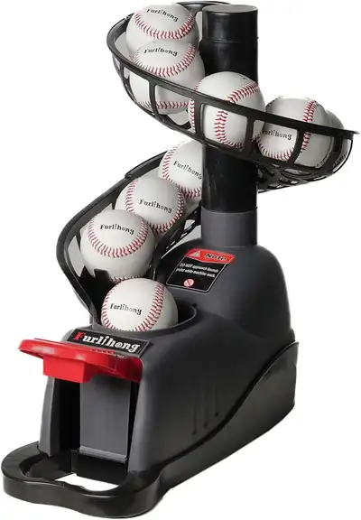 Furlihong 898BH Baseball Soft Toss Machine, Angle Adjustable, View more