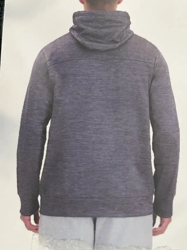 Brand New Spyder Active Men’s Hooded Full Zip Jacket - Grey in Men's in Calgary - Image 8