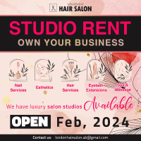 2024 Studio Spaces Available! First Month's Rent FREE!