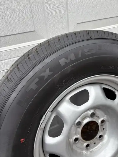 I'm selling a set of Michelin LTX M/S all-season tires, size 245/70R17, that came off my Ford F-150....