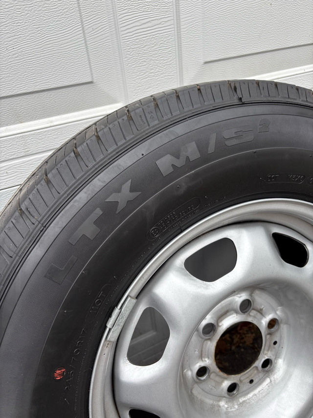 all season tires and rims, off of a ford f150. in Tires & Rims in Barrie