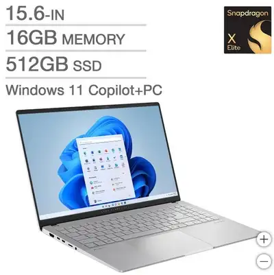 ASUS VivoBook S 15 OLED 15.6" INCH Snapdragon X Elite S5507QA, View more