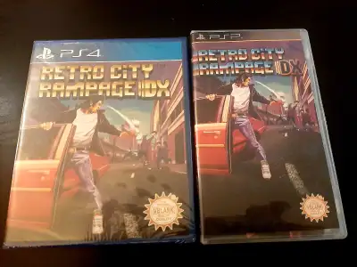 This is the first release limited edition of Retro City Rampage for the PlayStation 4. It is still F...
