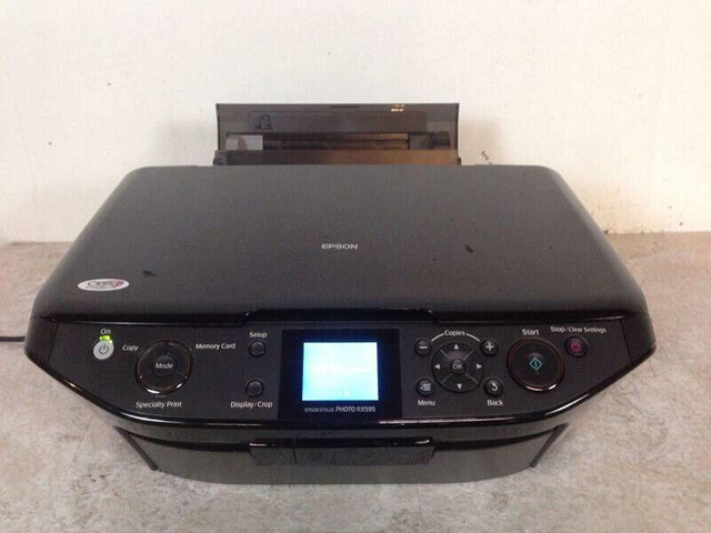 Epson printer Photo RX595 in Printers, Scanners & Fax in St. Albert