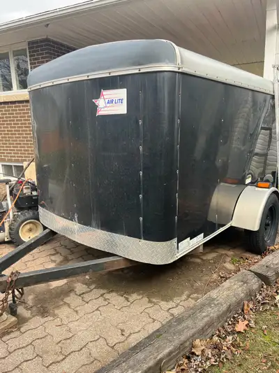 Fully equipped floor sanding trailer with machines and accessories. Clarke American 8 drum sander, C...