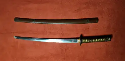 Antique Japanese sword Handachi Koshirae Wakizashi, 300 yrs old, View more