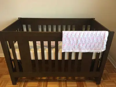 Baby Cradle / Convertible Crib – Excellent Condition, View more