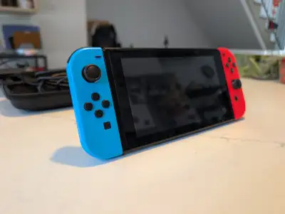 Nintendo Switch (original) + full accessory bundle + game, View more