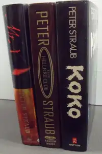 3 HARDCOVER BOOKS BY PETER STRAUB