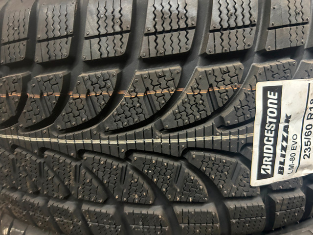 New Bridgestone Blizzak LM-80 EVO 235/60R18 tires in Tires & Rims in Ottawa - Image 3