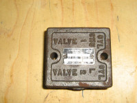 Hydraulic check valves.