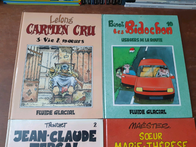 Fluide Glacia
Bandes dessinées BD
7 bd et magazines à vendre in Comics & Graphic Novels in Laurentides - Image 4