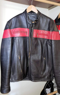 Manteau cuir - leather jacket moto