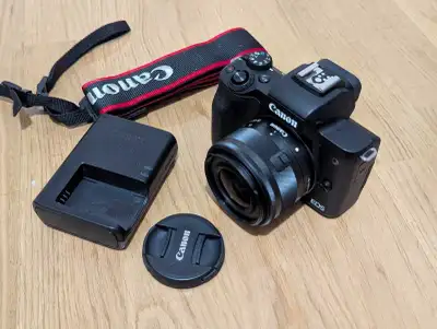 Canon M50 Mark II with 15-45mm Lens (Less than 1000 shutters), View more