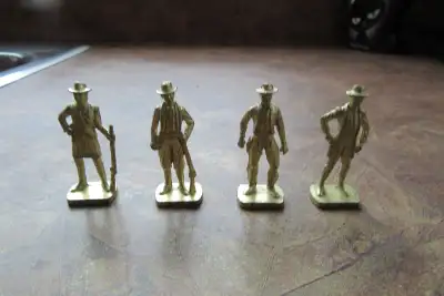 Kinder Surprise Metal Figurines Billy the Kid,Buffalo Bill,Jim B, View more