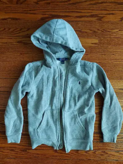 Kids RALPH LAUREN POLO HODDIE SIZE 7 LIKE NEW, View more