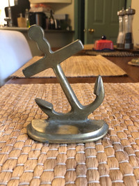 MCM Brass Anchor Decor