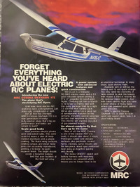 1987 MRC Cessna Skyhawks 172  R/C Original Ad 