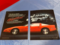 1989 Chevrolet Corvette Original 2 Page Ad