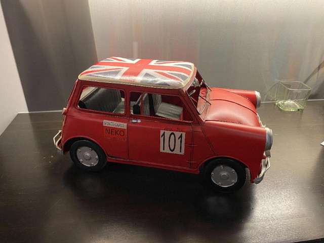 Vintage Red Mini Cooper Tin Metal Monte Carlo NEKO 101 Model in Hobbies & Crafts in Hamilton
