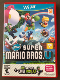 New Super Mario Bros U + Luigi U Nintendo Wii U