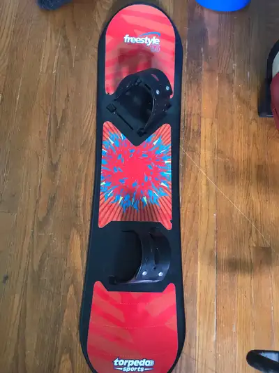 Youth snowboard freestyle 95 by torpedo sports $20 In excellent working condition, gently used. Made...