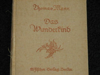RARE 1925 German Book, Das Wunderkind by Thomas Mann