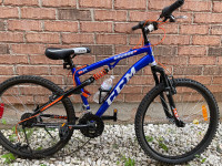 CCM Savage Youth Dual Suspension Mountain Bike, 24”AS IS