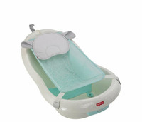 1 regular baby bath Tub and 1 Fisher price My Little Lamb 