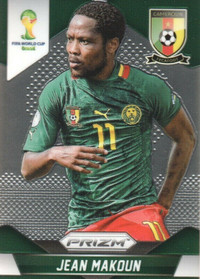 2014 Panini Prizm FIFA World Cup Soccer #39 Jean Makoun Cameroon