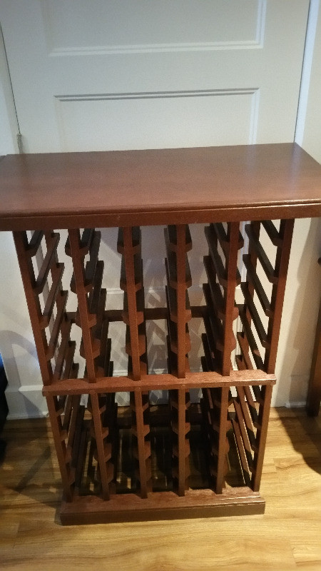 Wine racks - Mahogany lacquered. dans Autre  à Ouest de l’Île