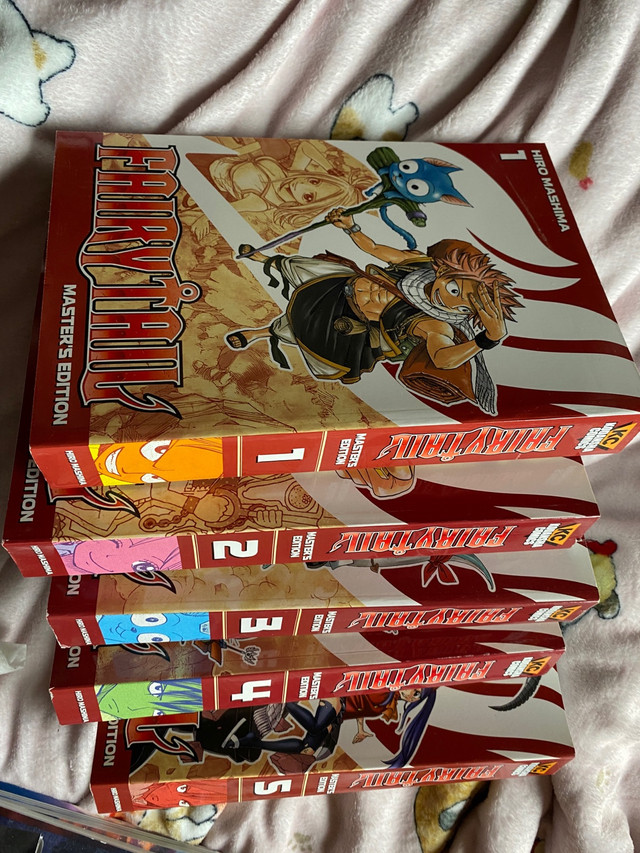 Fairy Tail Master Edition 1-5 Manga  in Comics & Graphic Novels in Oakville / Halton Region - Image 2