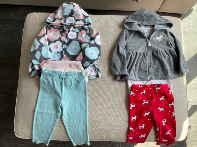 6 sets 12 months baby girls clothes kids in Clothing - 9-12 Months in City of Toronto - Image 2