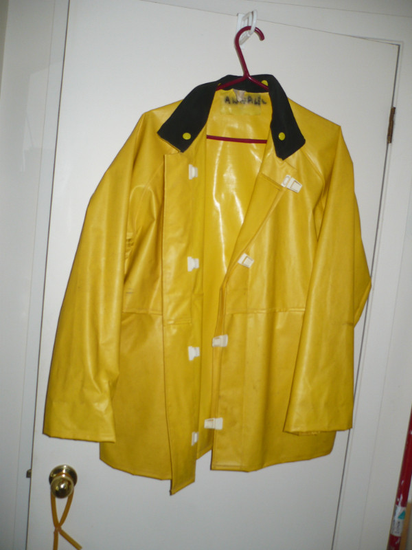 VINTAGE  VINYL  COAT AND; JACKET 30.00  FOR BOTH in Fishing, Camping & Outdoors in Ottawa