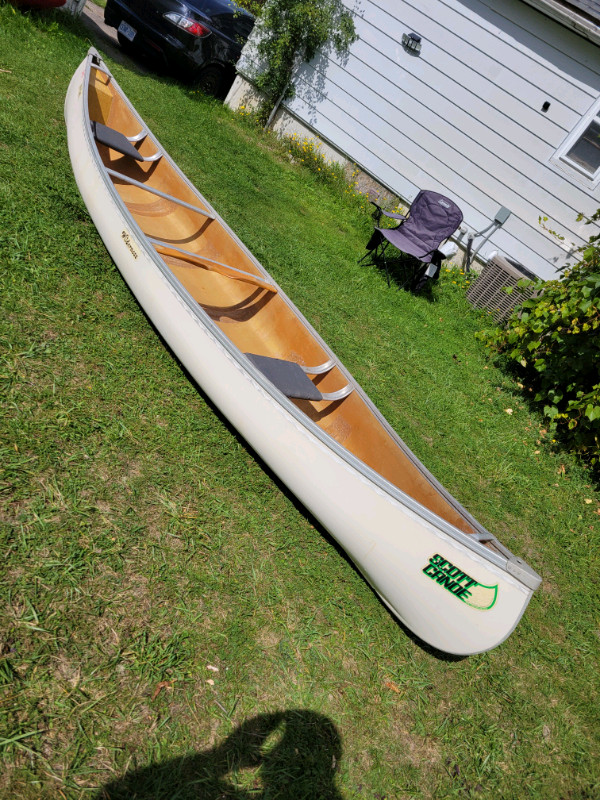15ft Kevlar Scott Wilderness Canoe with Cover Canoes, Kayaks