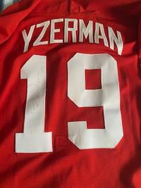 Steve Yzerman Signed Jersey