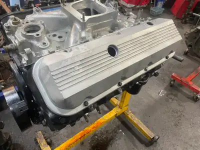 Fresh 454 engine , approx 460 hp. Rebuild 781 large oval port cylinder heads, bronze liners, fresh s...