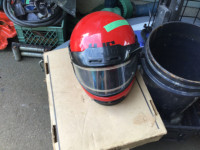 Medium size HJC helmet with heated visor for sale.