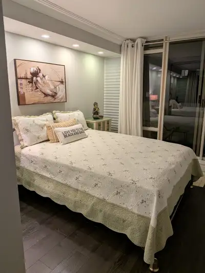 Renting a furnished room with private bath in a condo. Condominium has swiming pool, exercise room,...