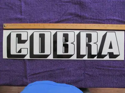 RARE STICKER DECALQUE DECALS MUSCLE CAR FORD COBRA GT 1970, View more