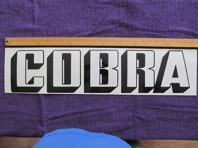 RARE STICKER DECALQUE DECALS MUSCLE CAR FORD COBRA GT 1970 in Arts & Collectibles in Laurentides - Image 2